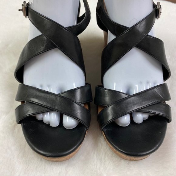 Franco Sarto MONTY Cork Wedge Sandals, size 9.5M LIKE NEW - Picture 3 of 11